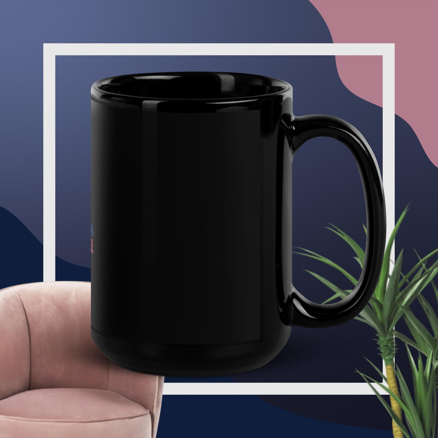 Black Glossy Mug - God Bless America