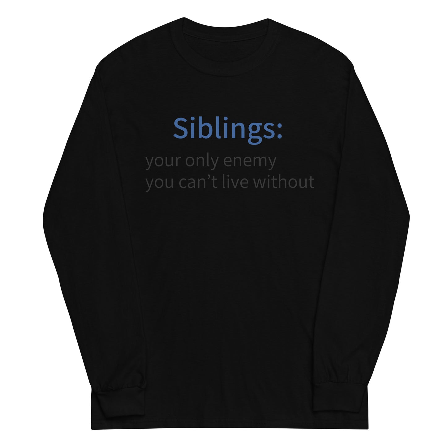 Men’s Long Sleeve Shirt - Siblings | Trenddotcom