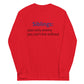 Men’s Long Sleeve Shirt - Siblings | Trenddotcom