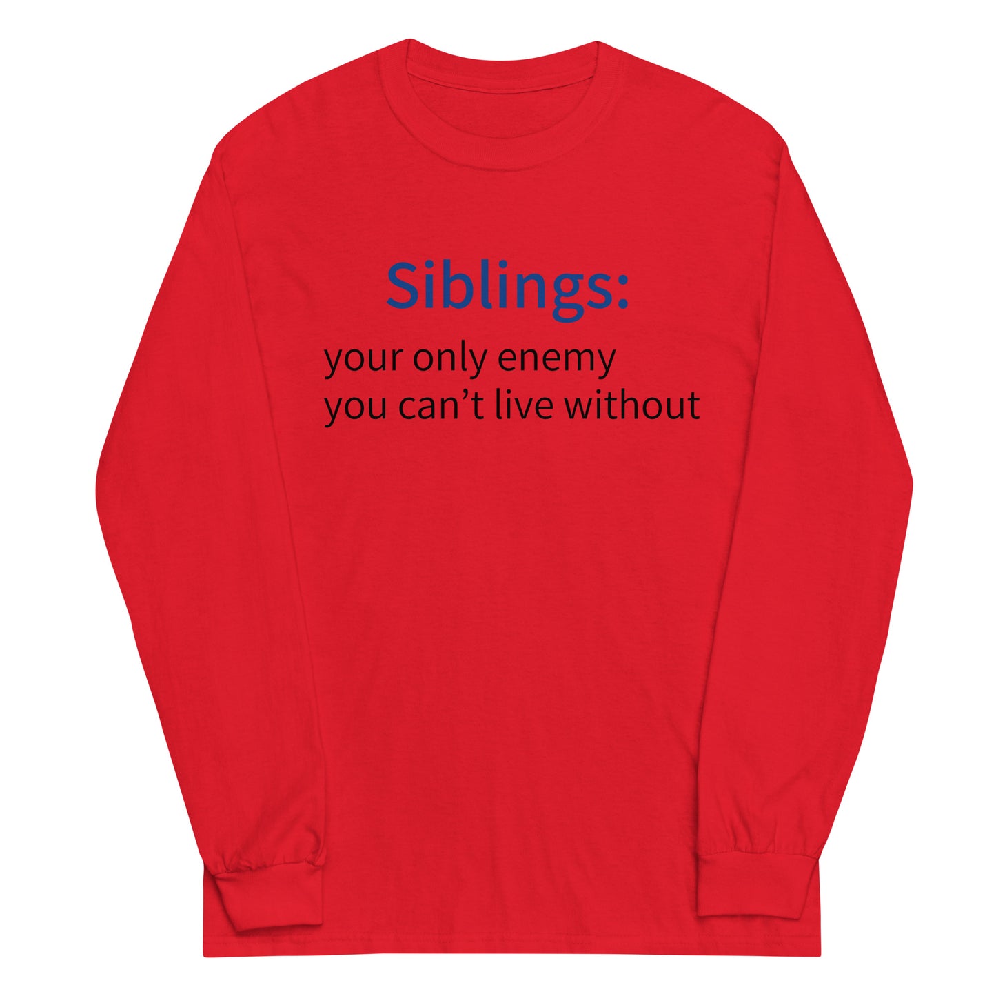 Men’s Long Sleeve Shirt - Siblings | Trenddotcom