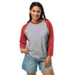 Ladies 3/4 Sleeve Raglan Shirt - Game On | Trenddotcom