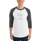 Men's 3/4 Sleeve Raglan Shirt