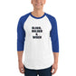 Men's 3/4 Sleeve Raglan Shirt