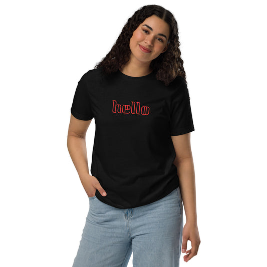 Eco Staple T-Shirt - Hello | Trenddotcom