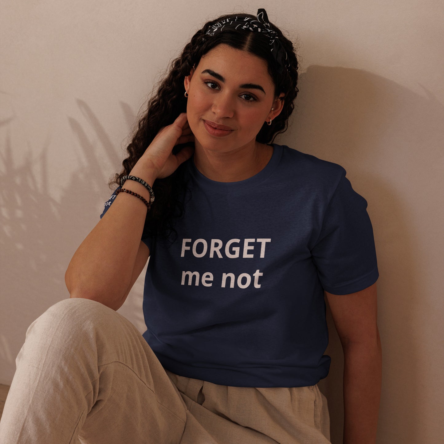 Women Staple Eco T-shirt - Forget Me Not | Trenddotcom