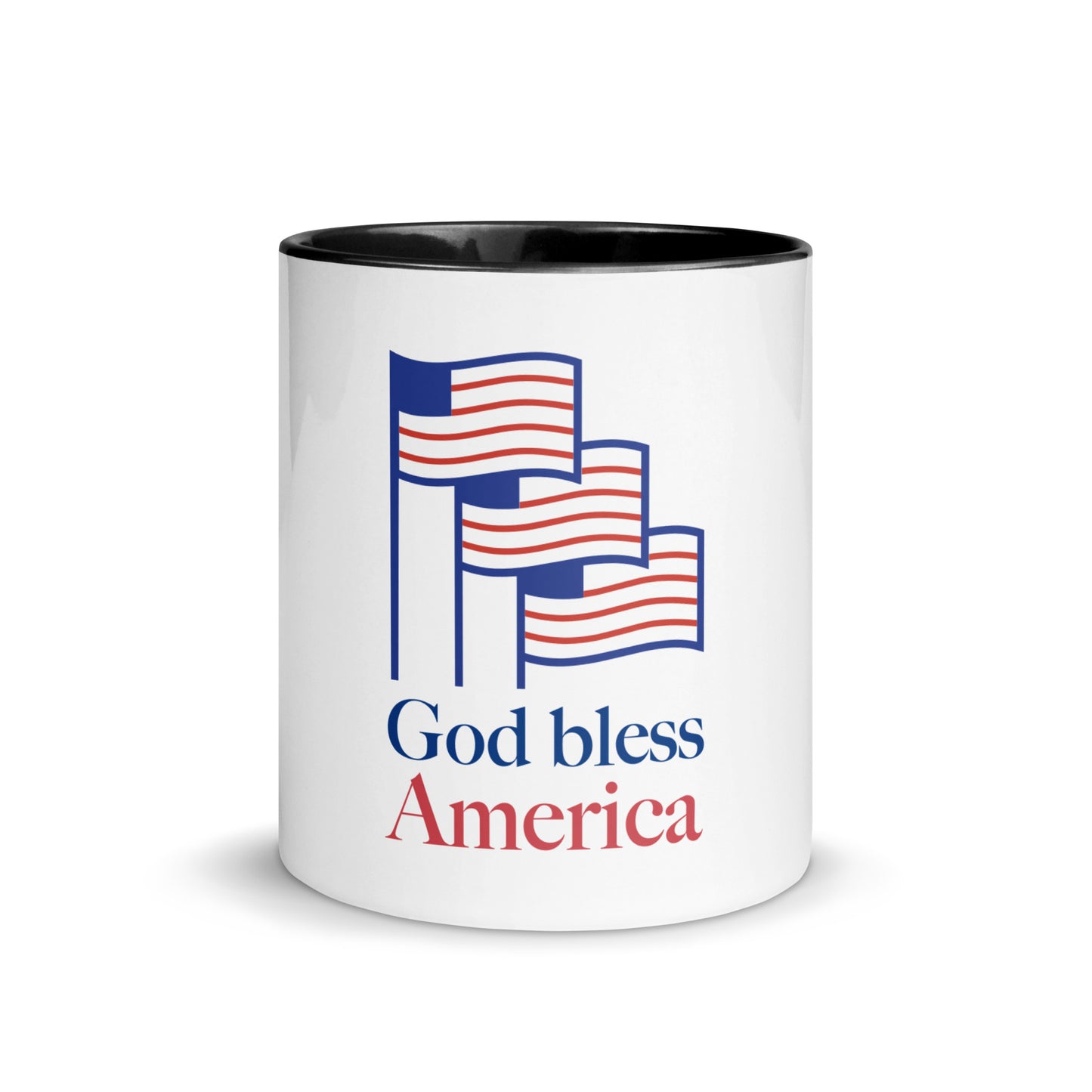 Mug with Color Inside - God Bless America