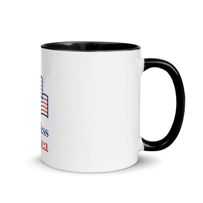 Mug with Color Inside - God Bless America