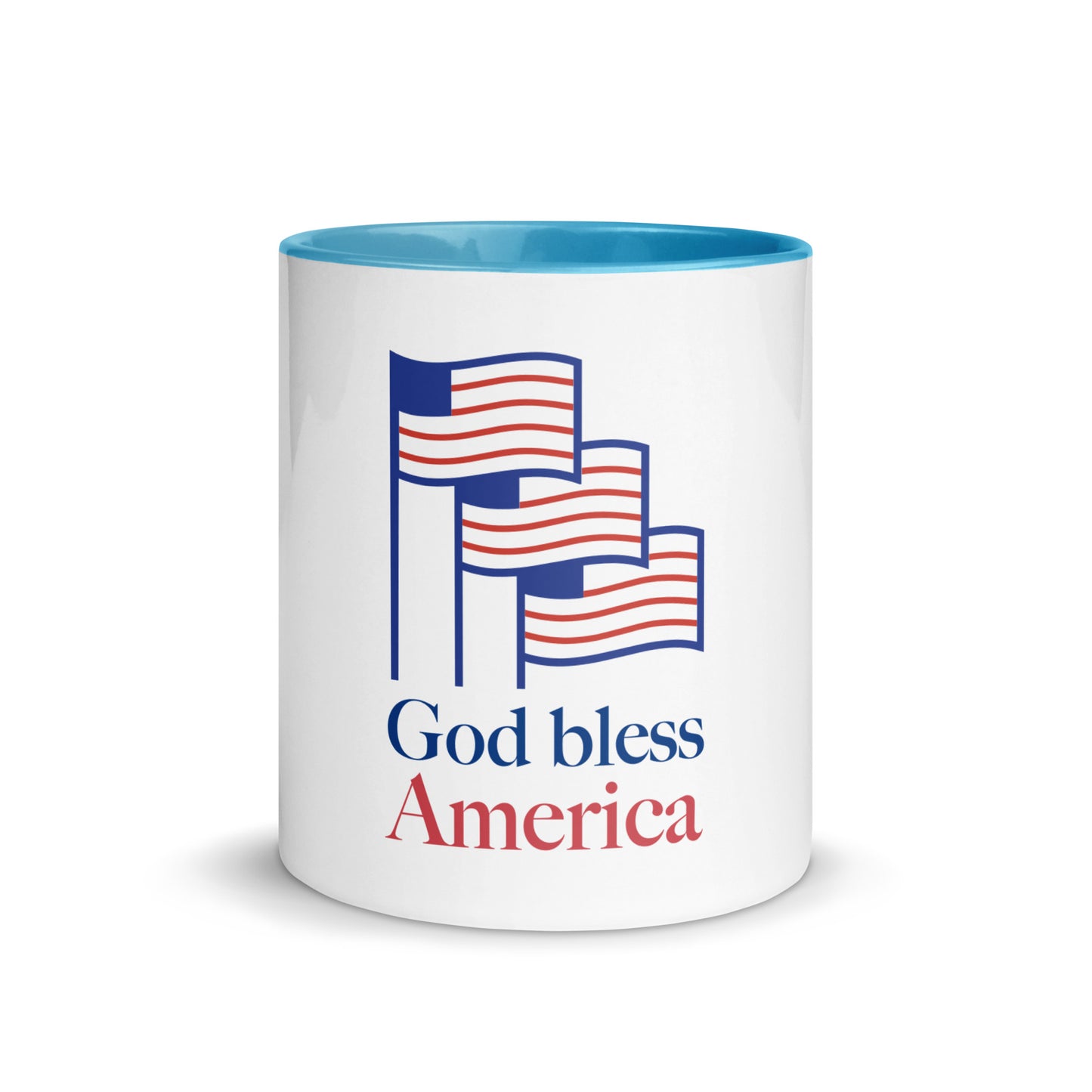 Mug with Color Inside - God Bless America