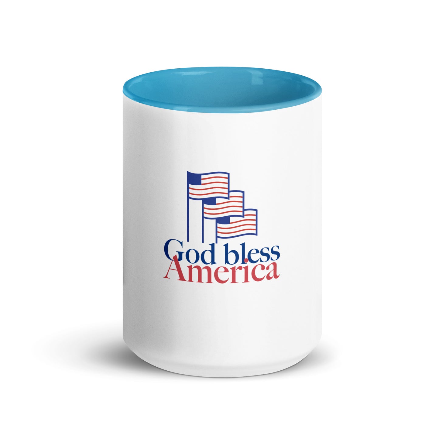 Mug with Color Inside - God Bless America