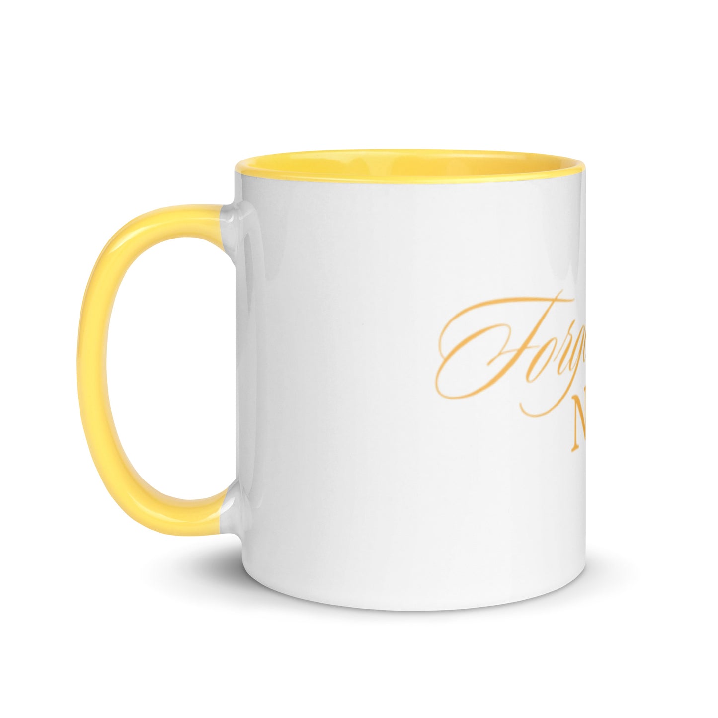 Mug With Yellow Color Inside